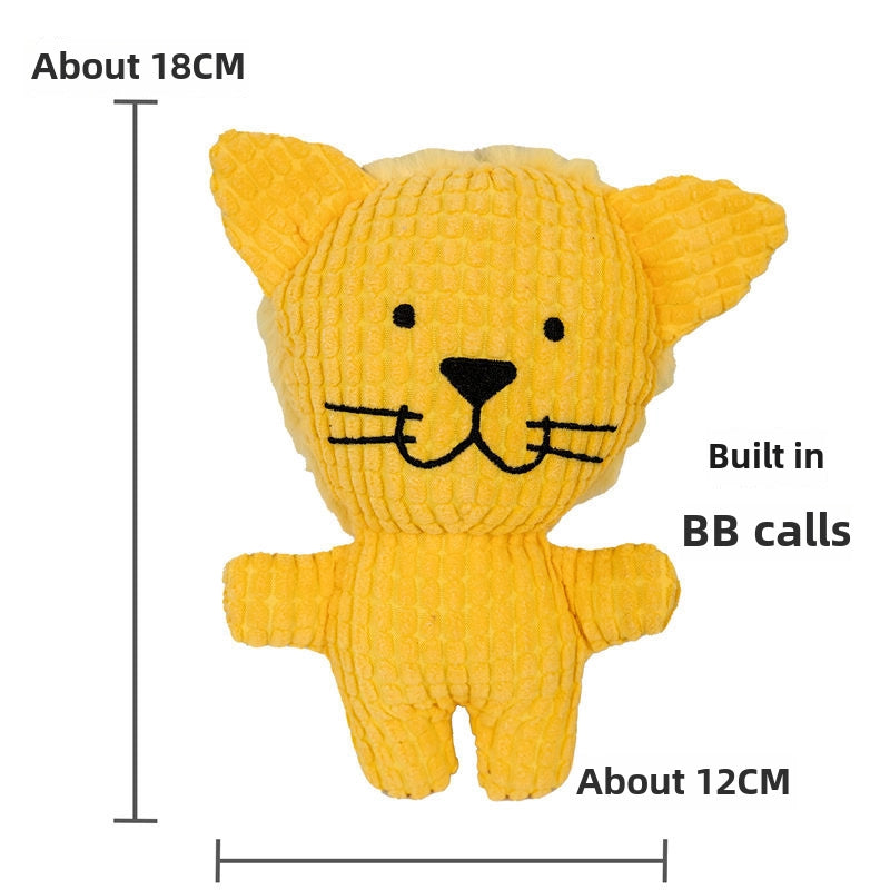 Dog Toy Bone Shaped Chew Toy For Small Medium Dogs Durable Rubber Material Teeth Cleaning Design