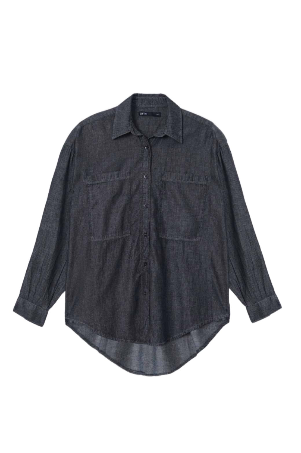 PATCH POCKET DENIM SHIRT