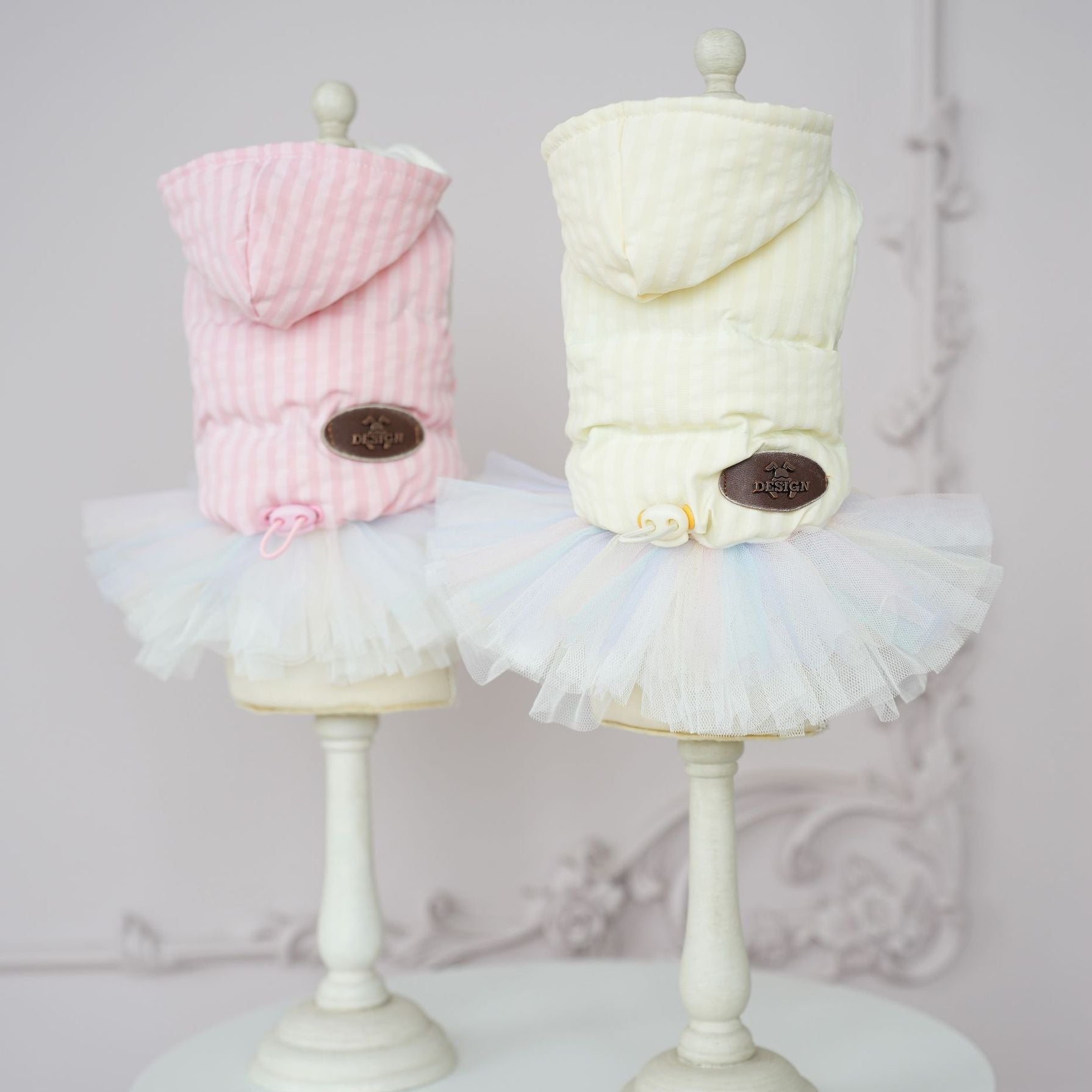 Sweet Fleece Dog Cat Jacket Tutu Dress