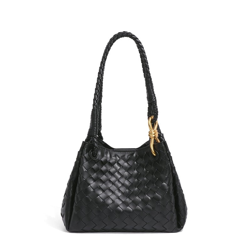 Women's Medium Pu Leather Solid Color Elegant Streetwear Square Magnetic Buckle Tote Bag