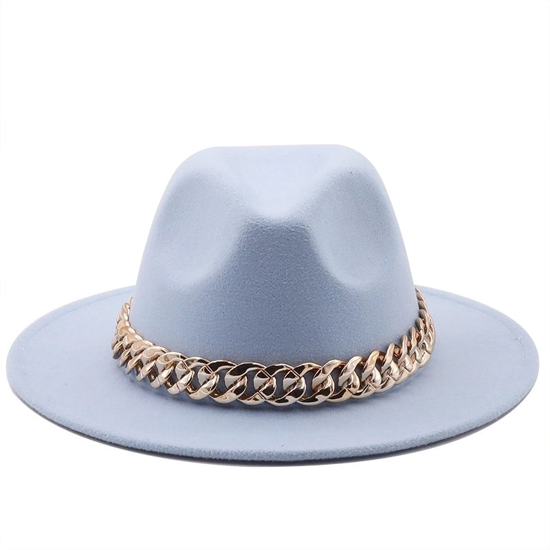 Accessories Woolen Big Brim Fashion Jazz Top Hats
