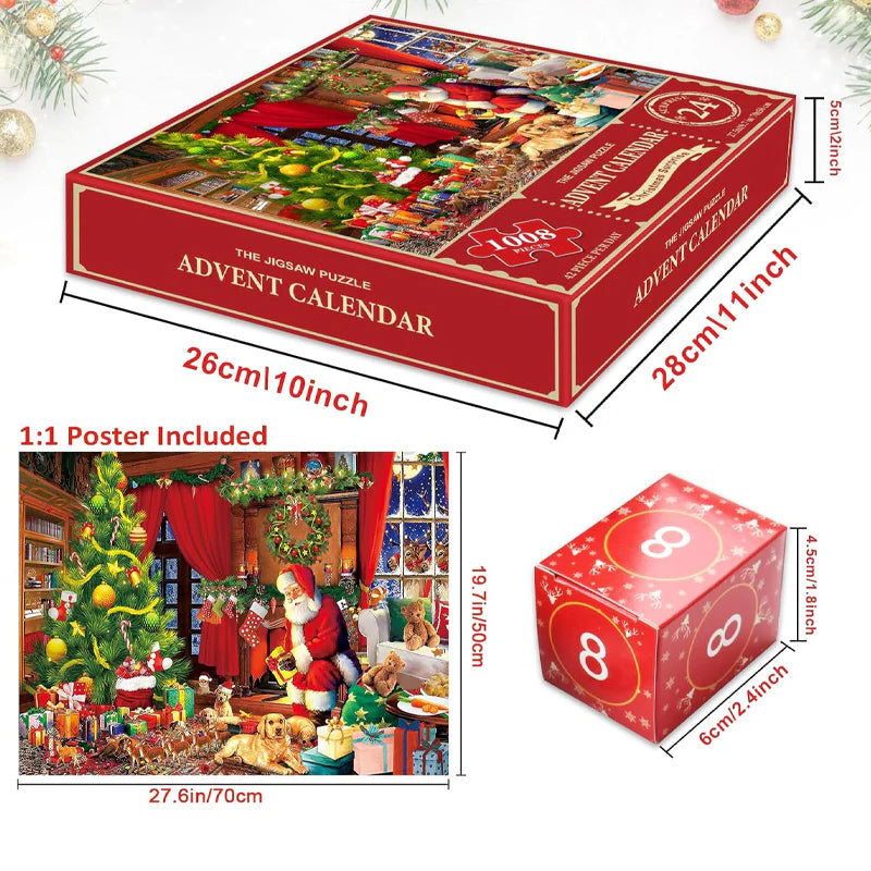 Christmas Vacation Advent Calendar 2024 for Kids & Family