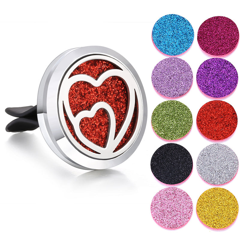 🔥Air Freshing Car Vent Diffuser Set with Clip & 10 Aroma Pads