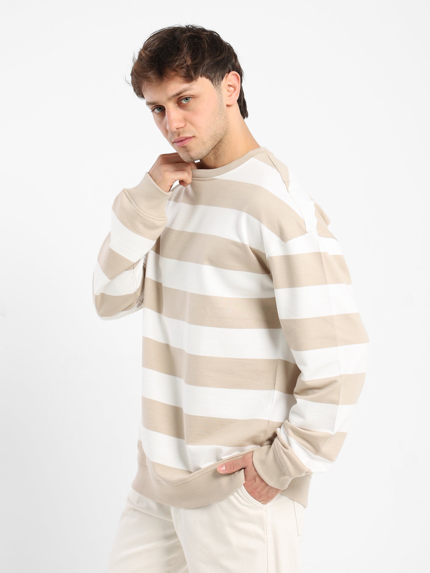 Casual Short-Sleeve Sweatshirt
