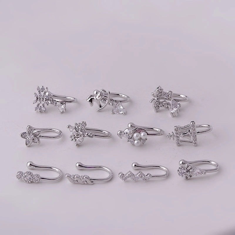 Nose Rings & Studs Fashion Geometric Copper Plating