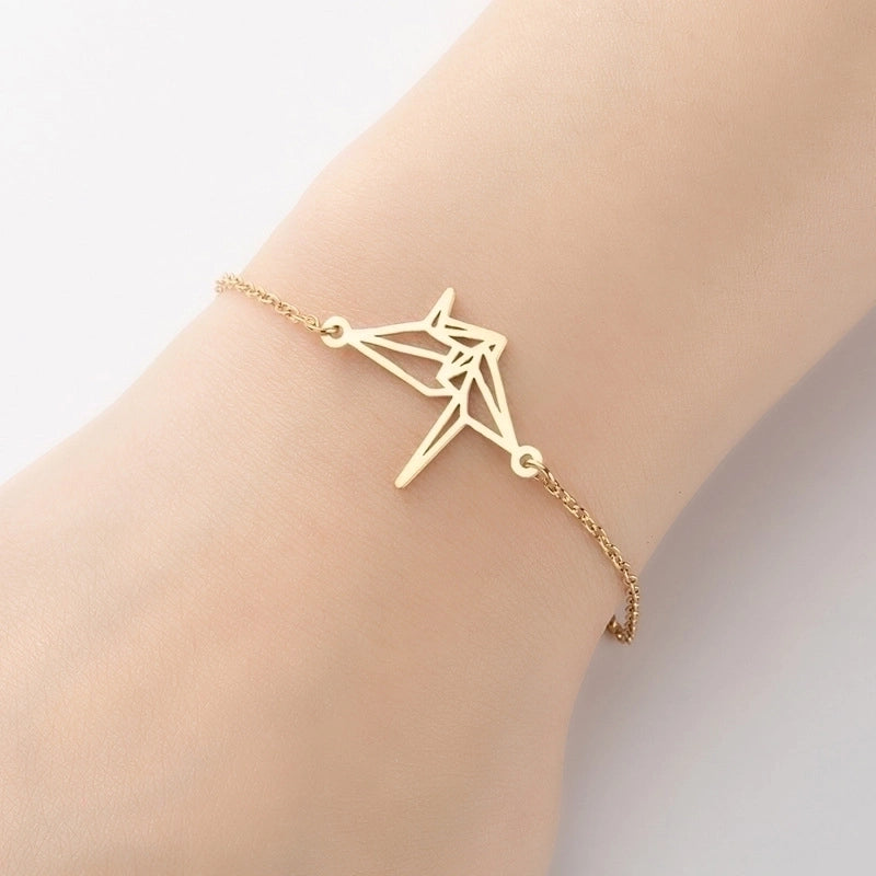 Fashion Animal 201 Stainless Steel 18K Gold Plated Bracelets In Bulk