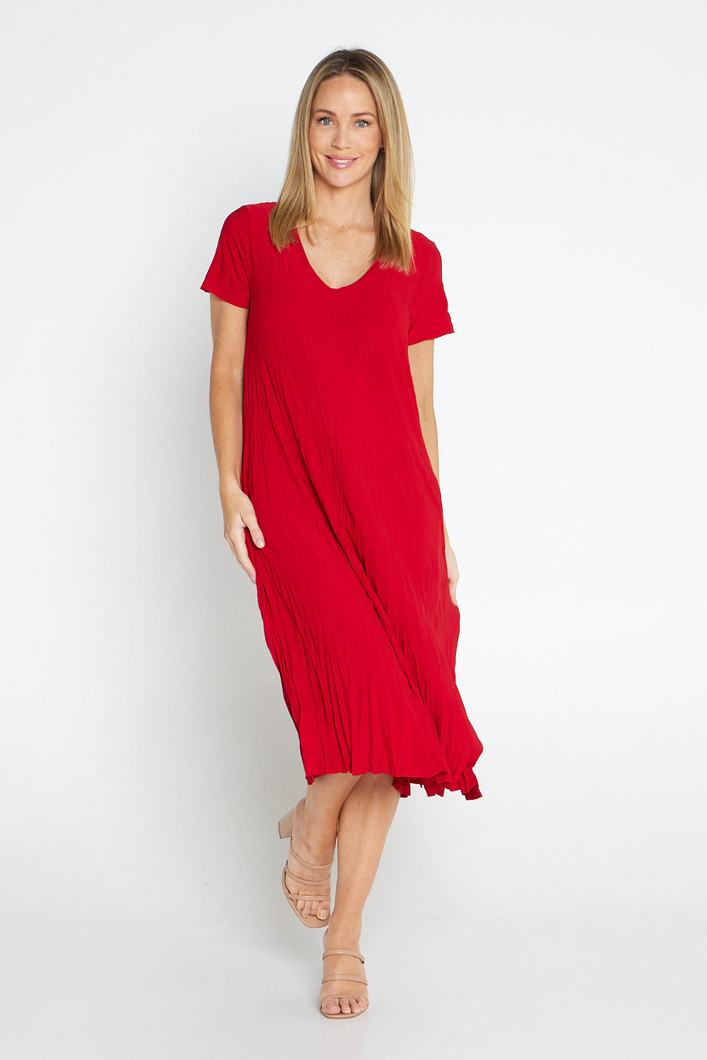 Stella Dress - Red