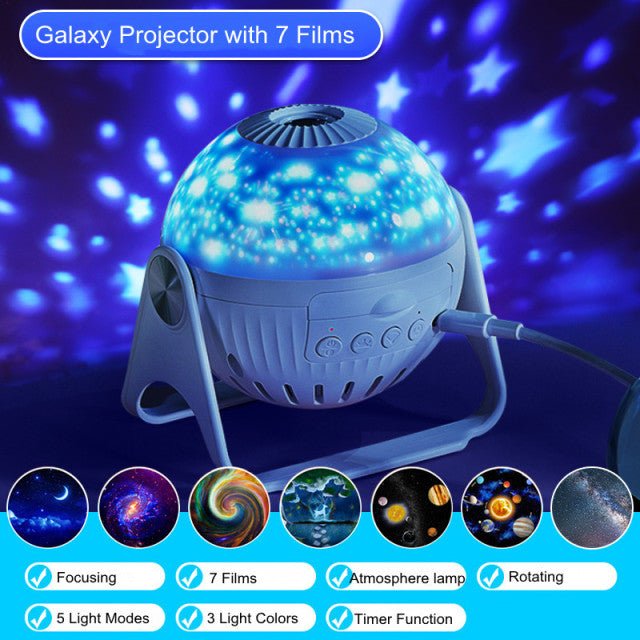 GalaxyGlow™️  7-in-1 Stern-Galaxie-Projektor