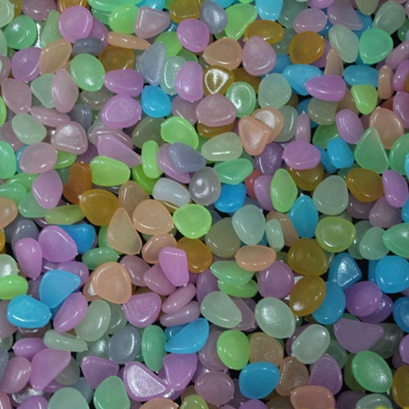 Light Emitting Artificial Pebble Stone For Aquarium