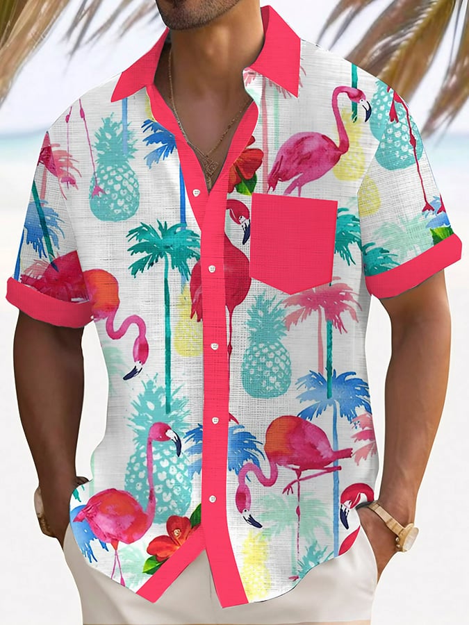 Men's Coco Flamingo Resort Casual Shirt