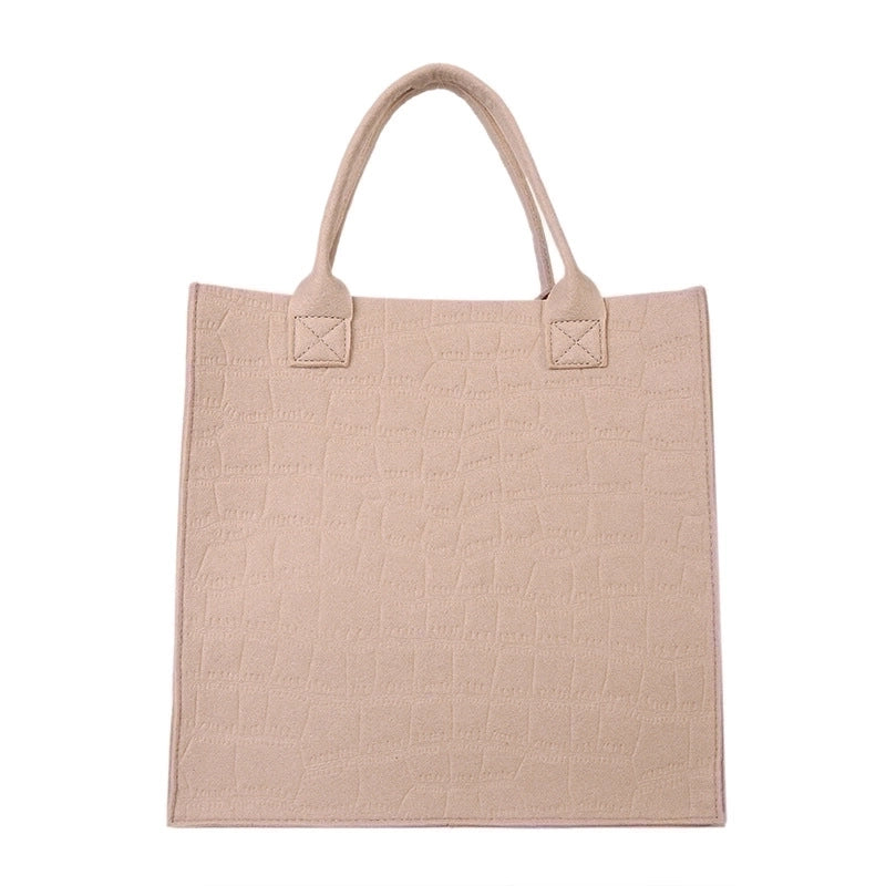 Women's Large Spring&summer Felt Vintage Style Handbag