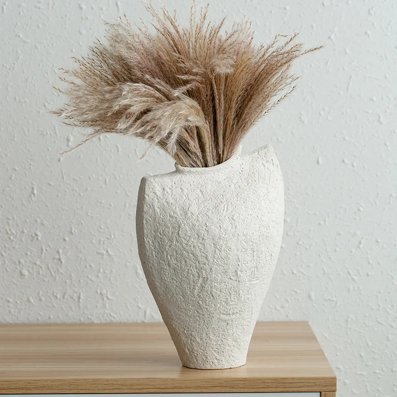 Nordic Retro Creative Vest Shape Hydroponic Flower Ceramic Vase Decoration