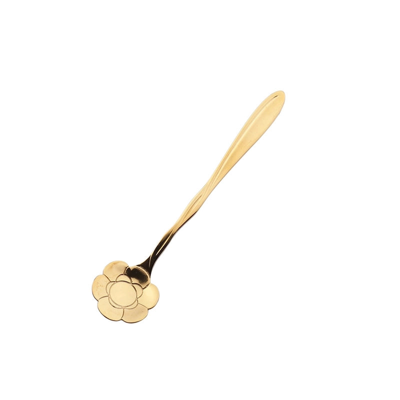 Vacation Flower Stainless Steel Spoon 1 Piece 1 Set