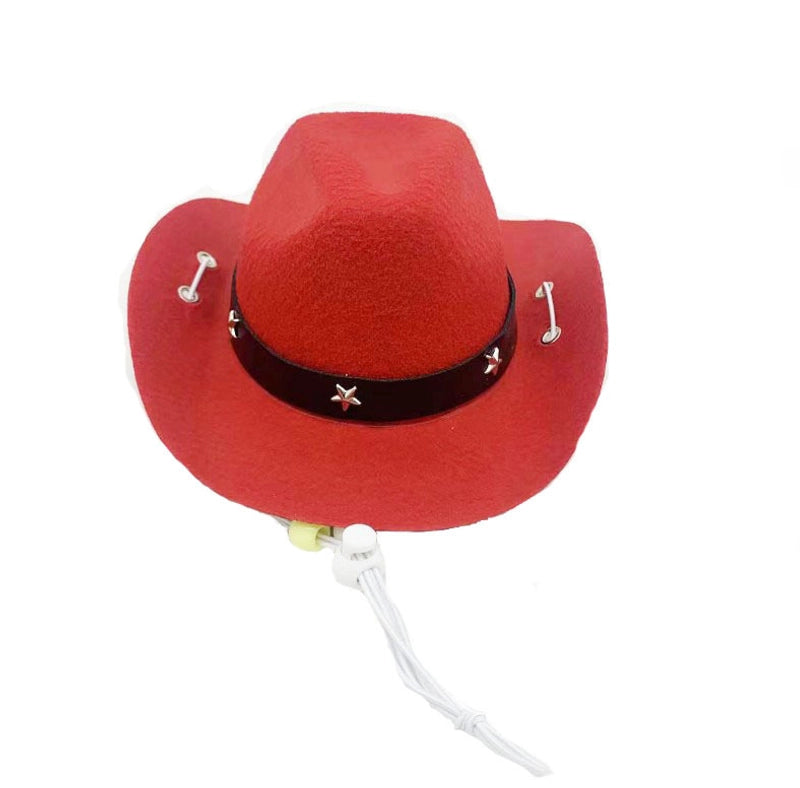 Classic Dog Western Cowboy Hat Mini Toy Hat Puppy Pet Dog Cat Pet Pie Direct Supply