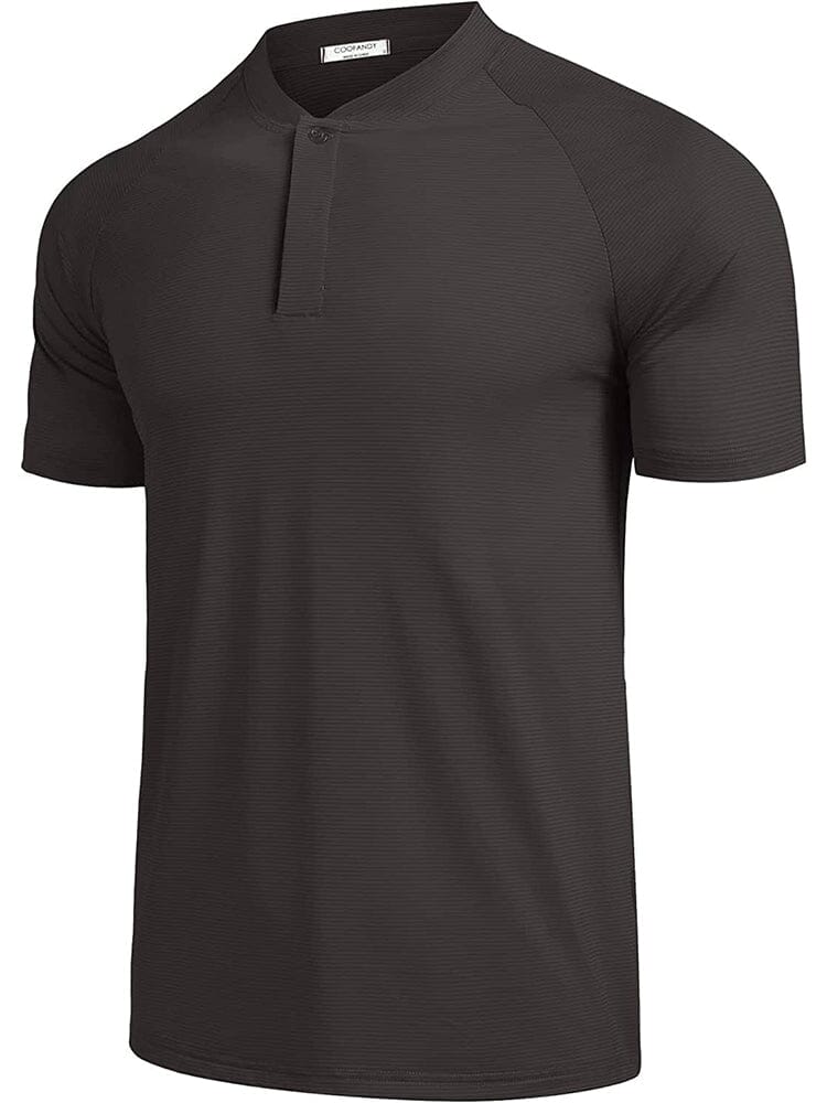 Short Sleeve Collarless Golf Polo Shirts (US Only)