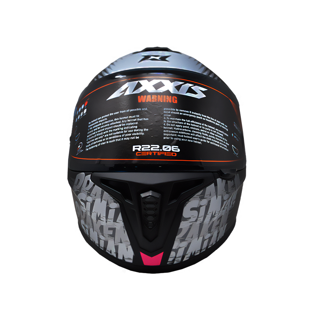 Casco Axxis Draken Simian Fushia