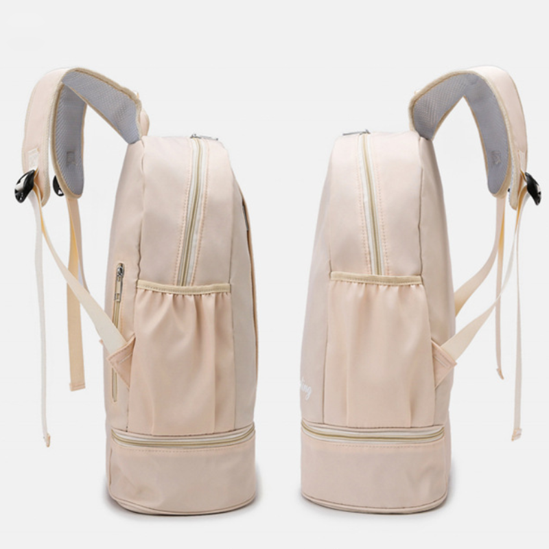 Large Capacity Oxford Cloth Swimming Backpack with Shoe Compartment