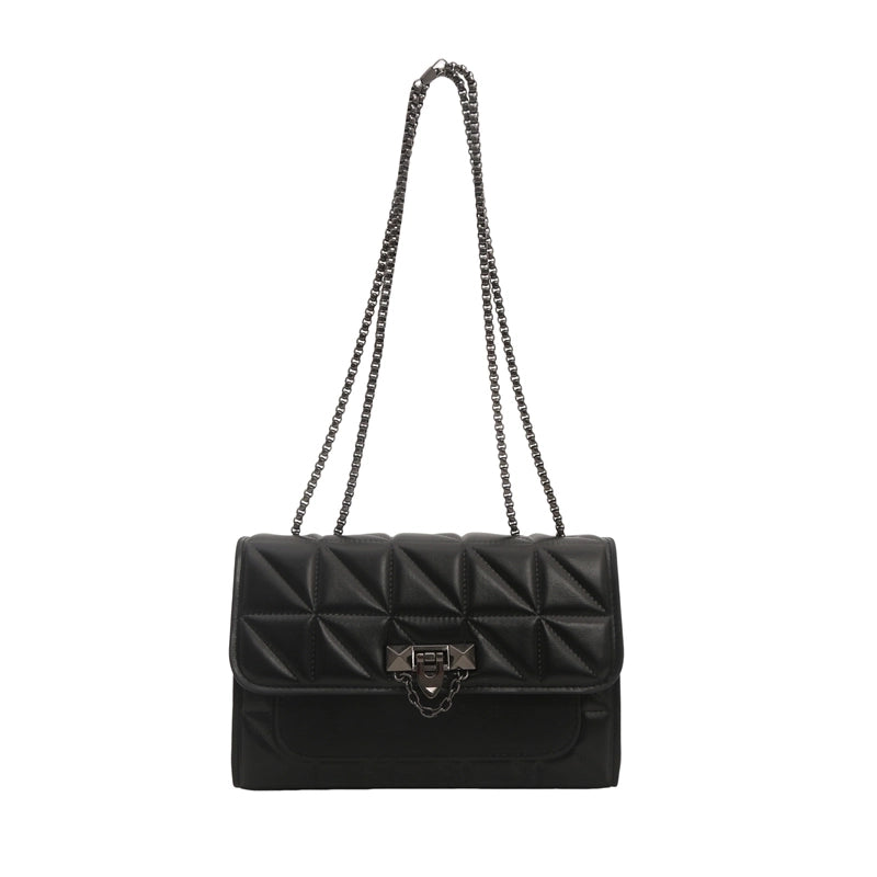 Women's Medium Pu Leather Solid Color Vintage Style Classic Style Flip Cover Crossbody Bag