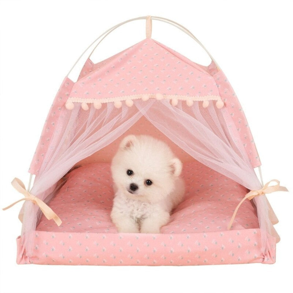Semi-Enclosed Cat Bed