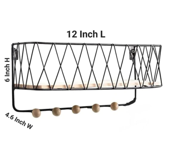 Criss-Cross Wall Utility Shelf