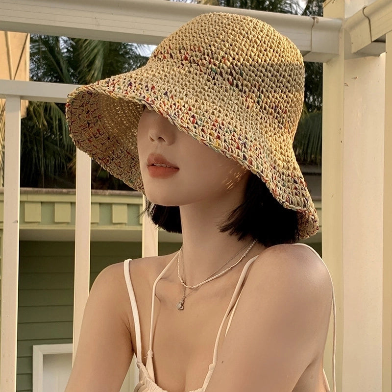Women's Vacation Minimalist Bow Knot Big Eaves Sun Hat