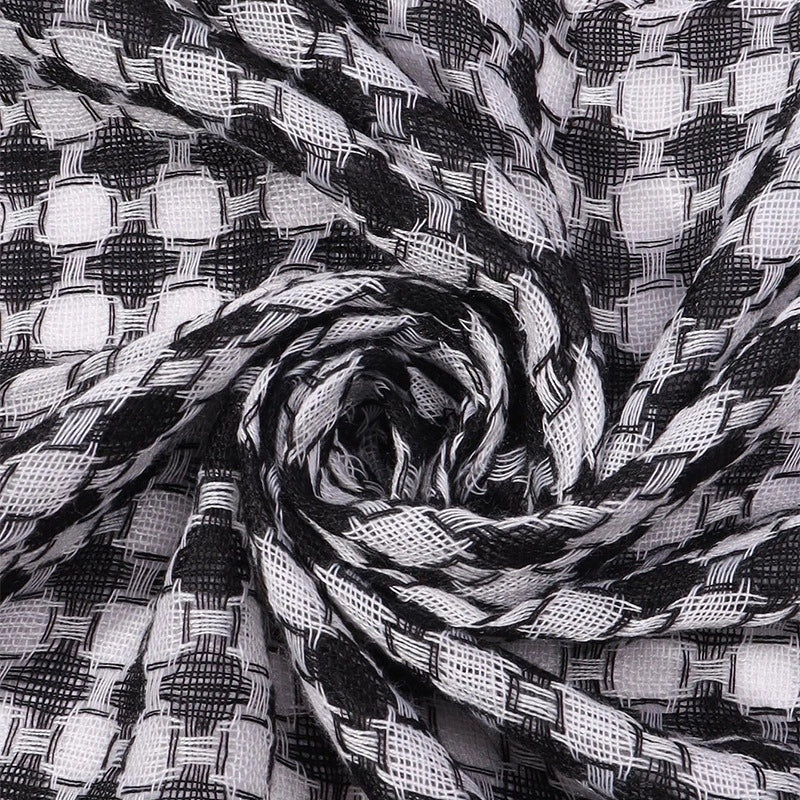 Unisex Ethnic Style Minimalist Plaid Polyester Scarf