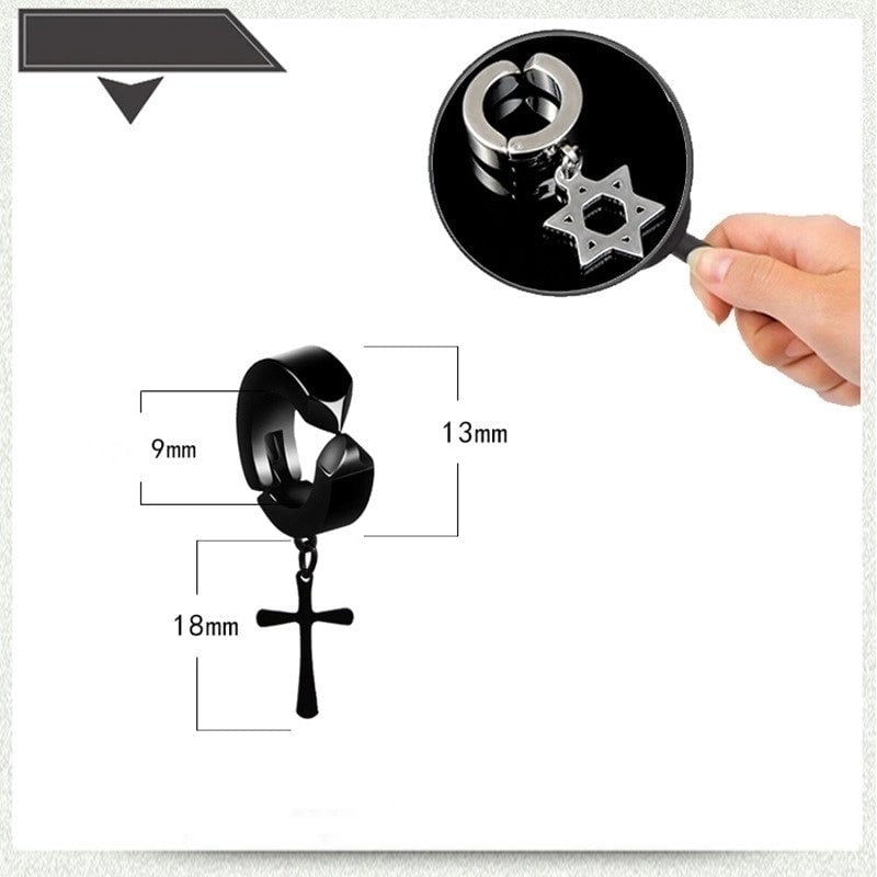 Minimalist Geometric Titanium Steel Earrings Ear Studs Plating Stainless Steel Earrings