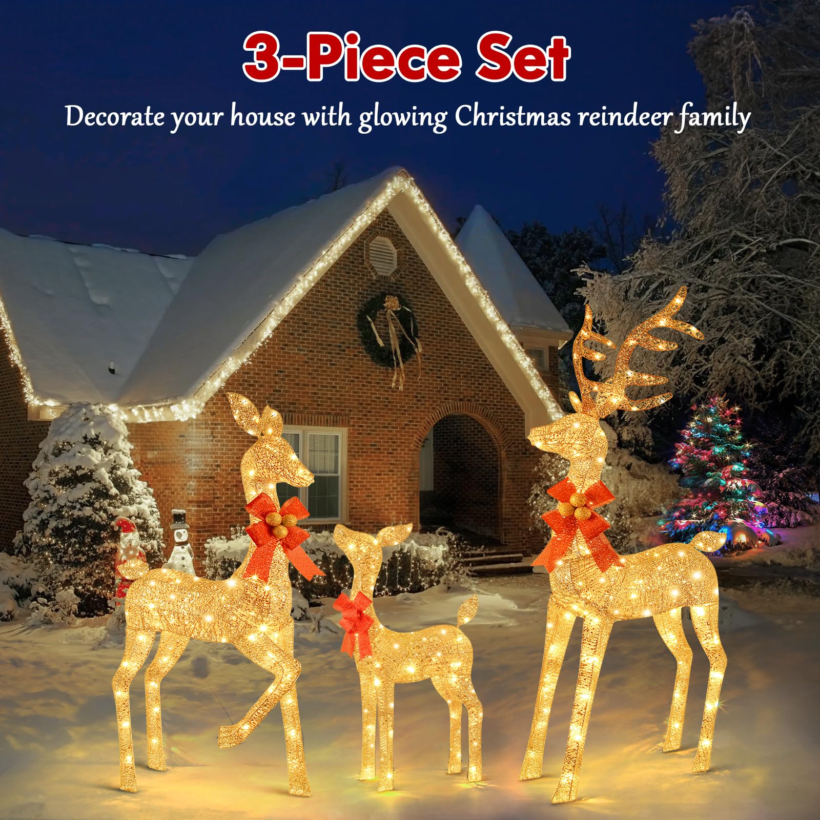 🔥 LED Deer Lighting