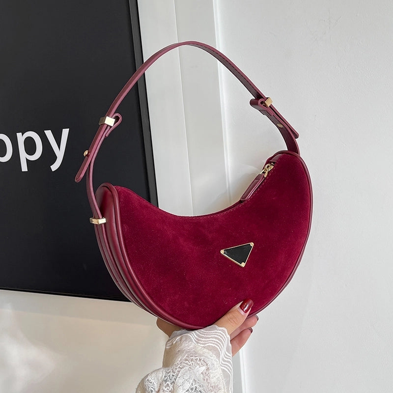 Fashionable Soft Surface Dumpling Bag Western Style Shoulder Bag Special-Interest Design Crossbody Bag