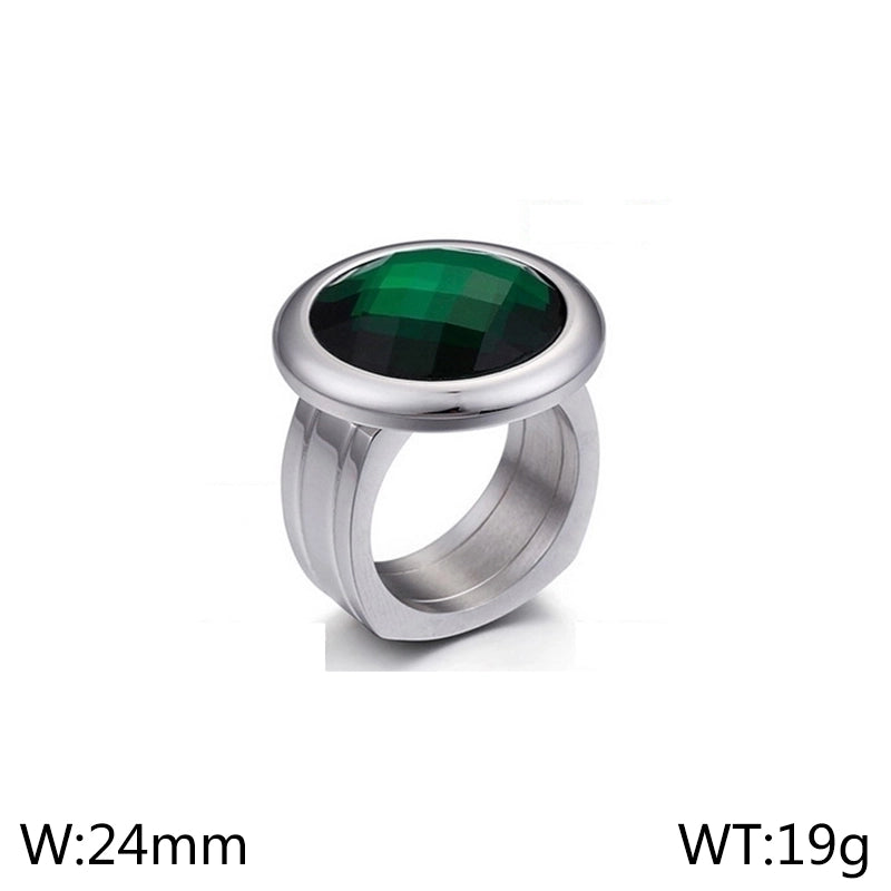 Titanium Steel 18K Gold Plated Fashion Plating Geometric No Inlaid