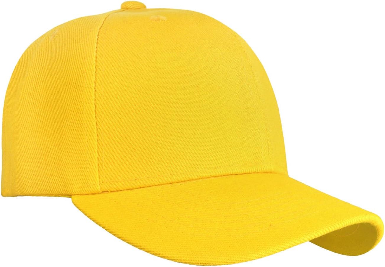 Falari Wholesale Bulk Lot 12-Pack Baseball Cap Adjustable Size Plain Blank Solid Color