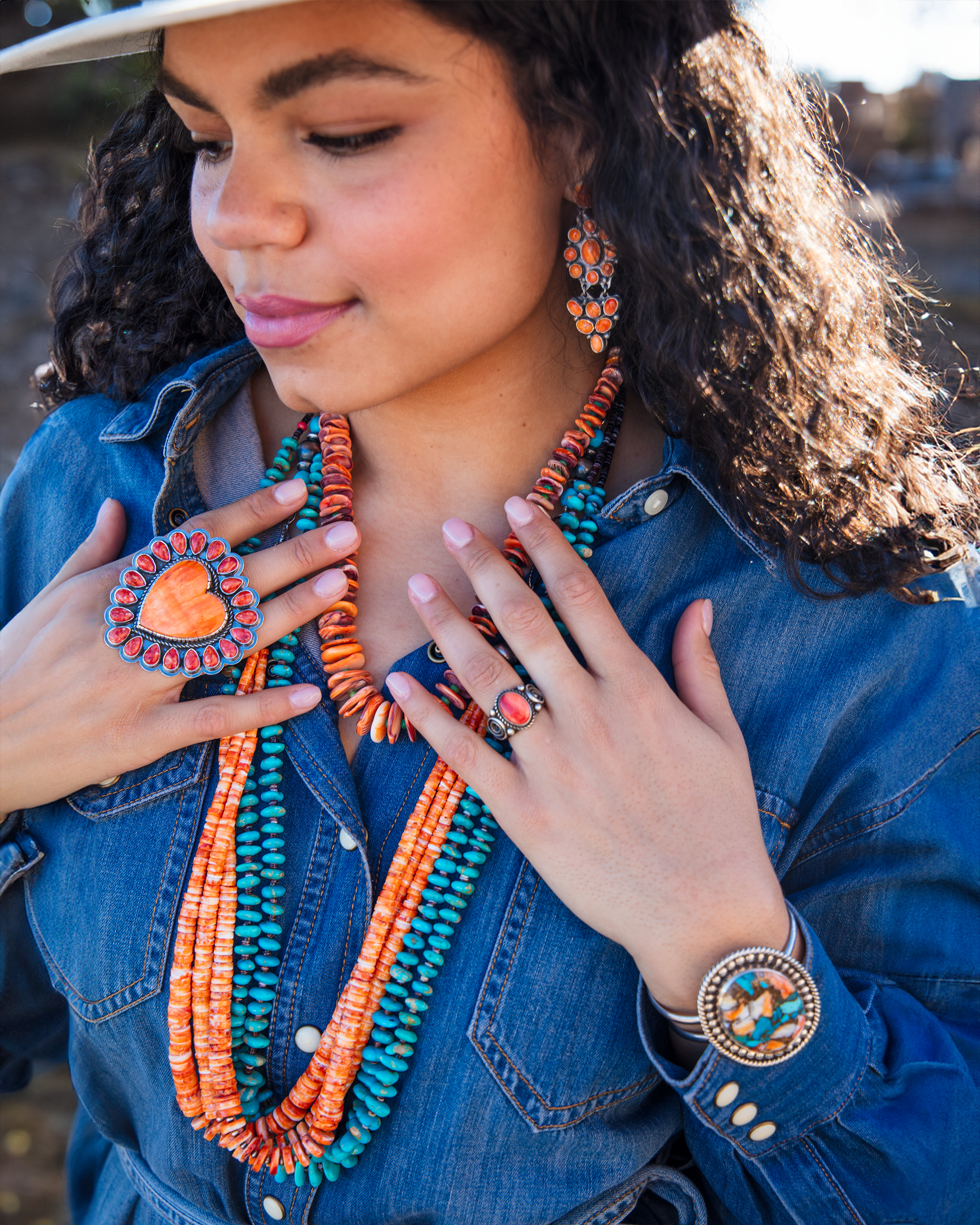 Spiny Oyster Shyanne Earrings