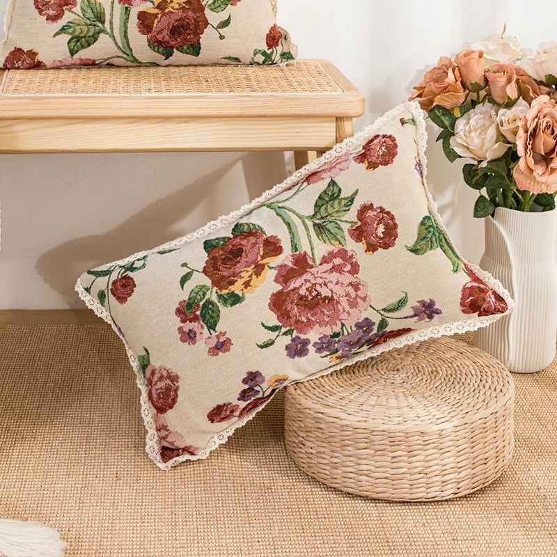 Fashion Flower Butterfly Polyester Pillow Cases