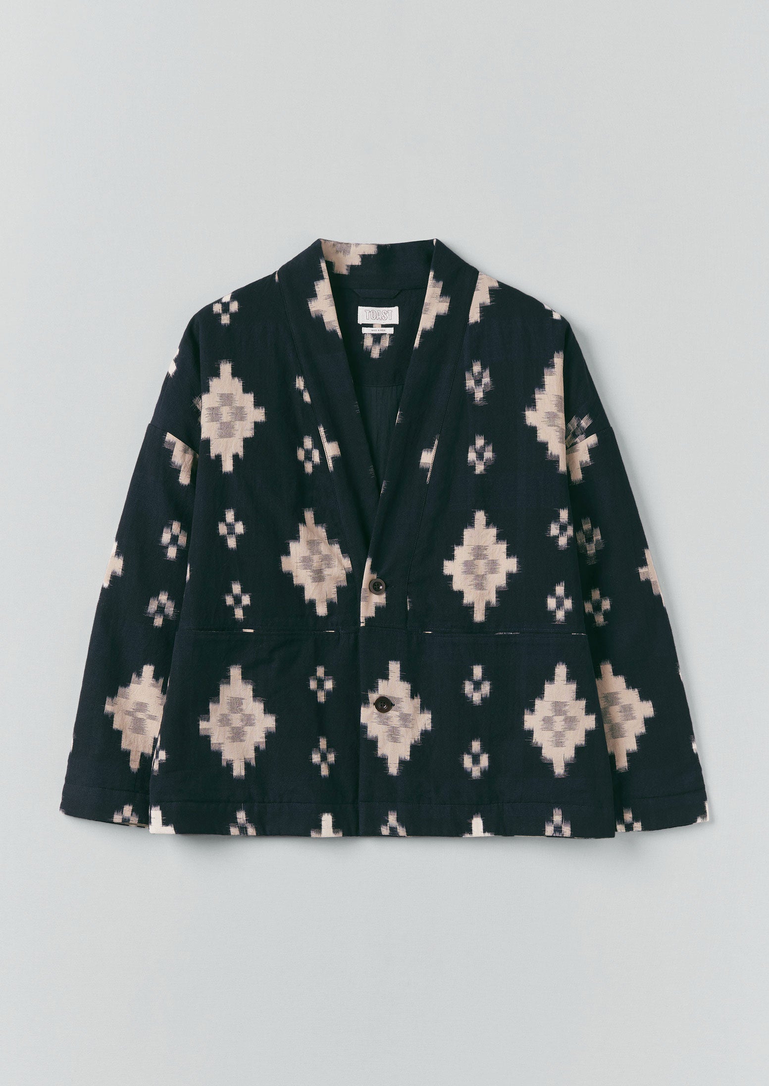 Fugue Ikat Padded Jacket | Midnight/Sand