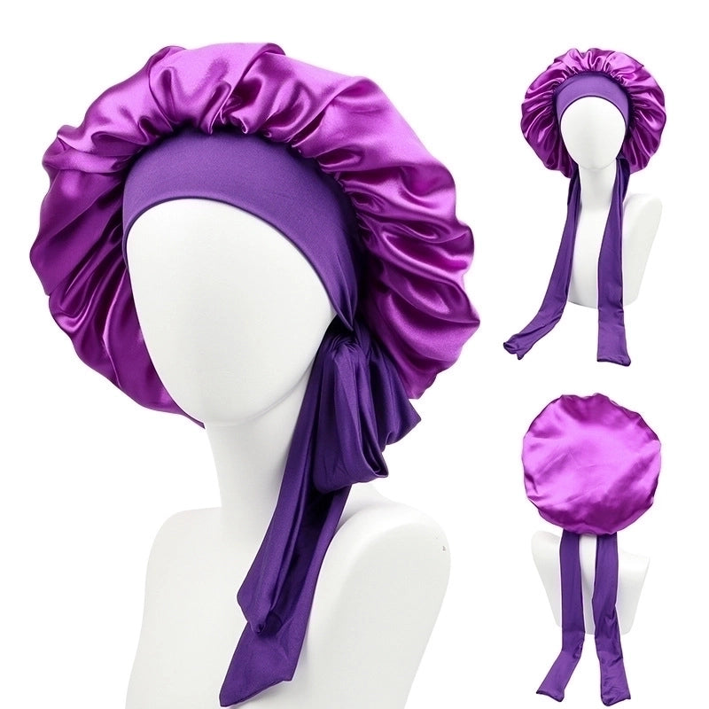 2 Pieces Women's Solid Color Solid Color Eaveless Hair Cap