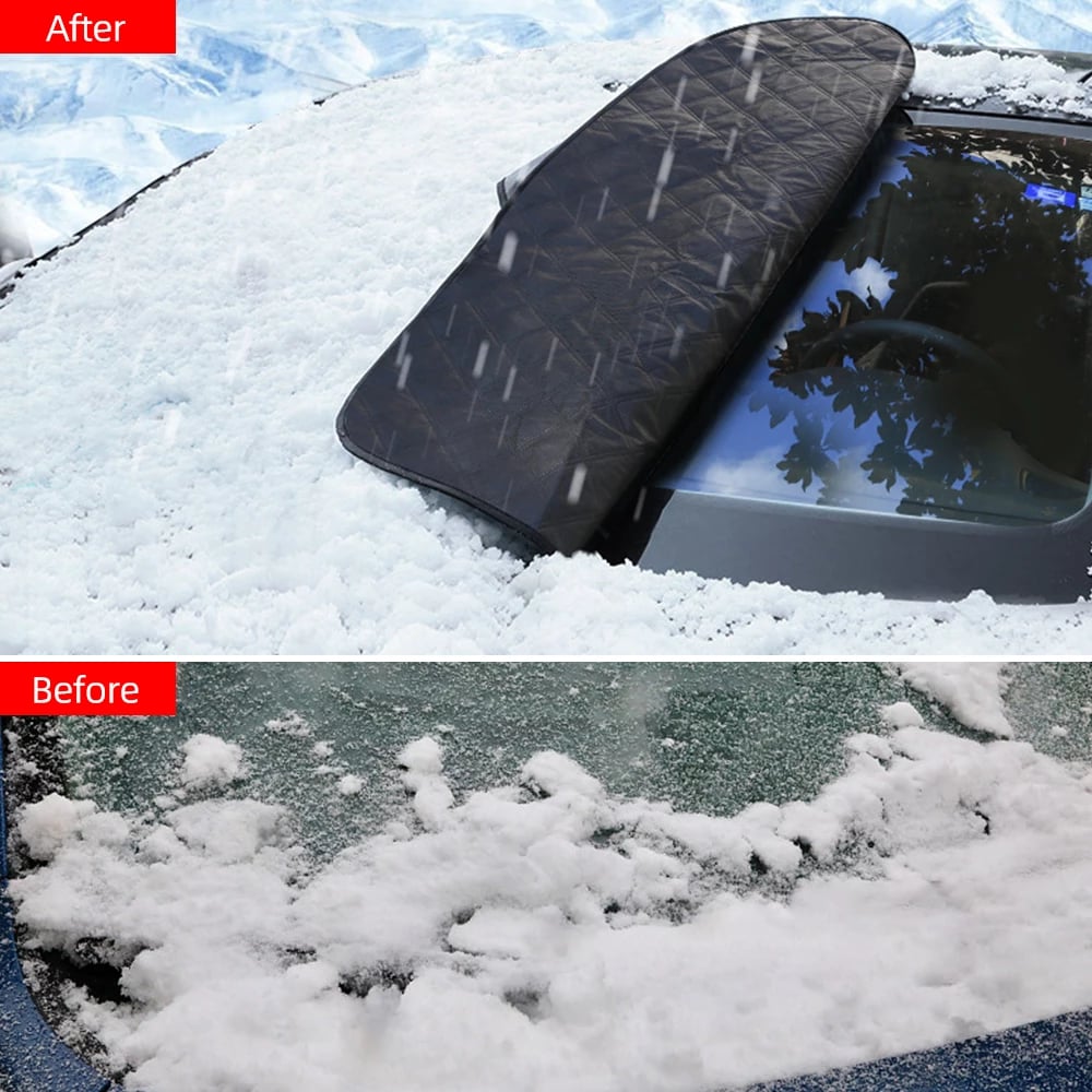 Magnetic car anti-snow blanket