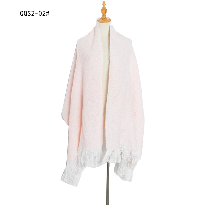 Unisex Casual Minimalist Lattice Polyester Scarf