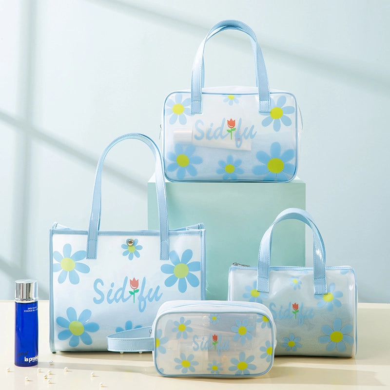 Letter Flower Butterfly PVC Storage Bag
