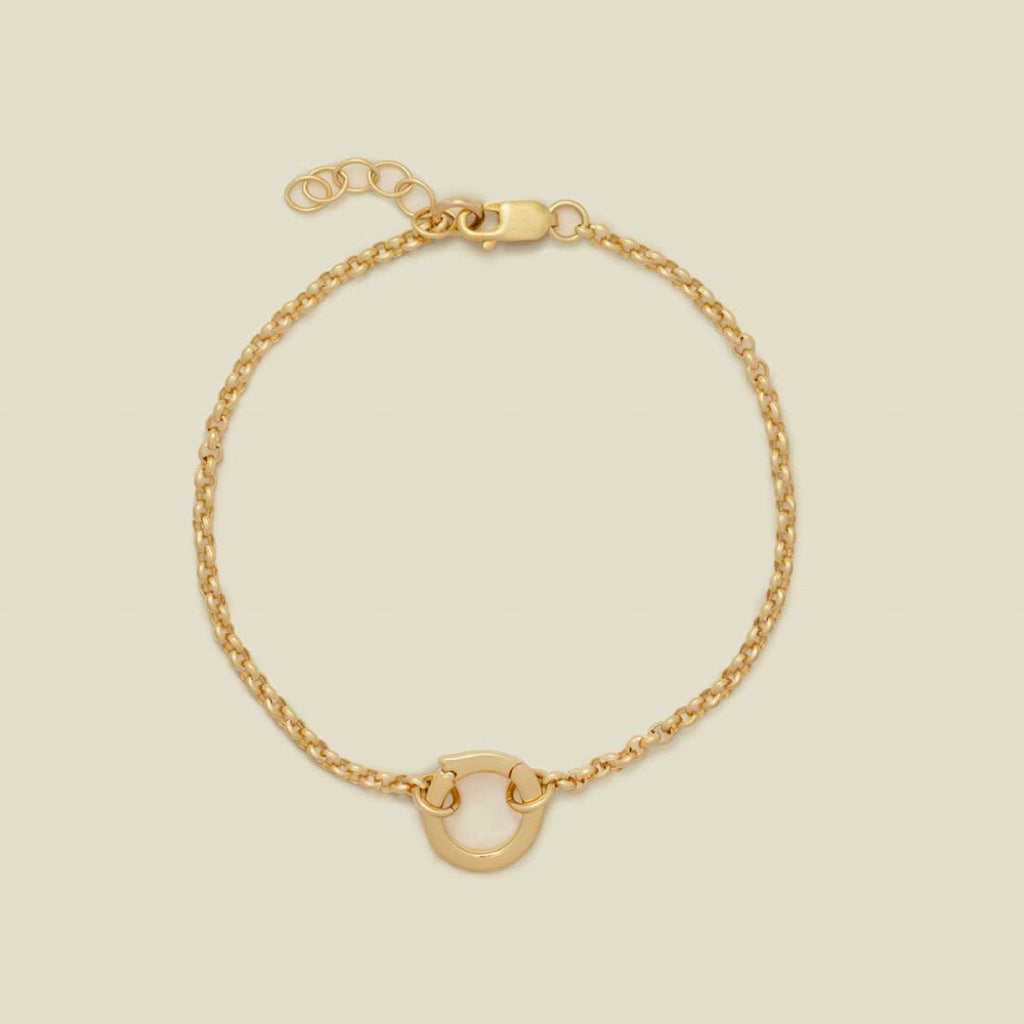 Minimalist Quadrilateral Geometric Copper Diamond Inlay Bracelets