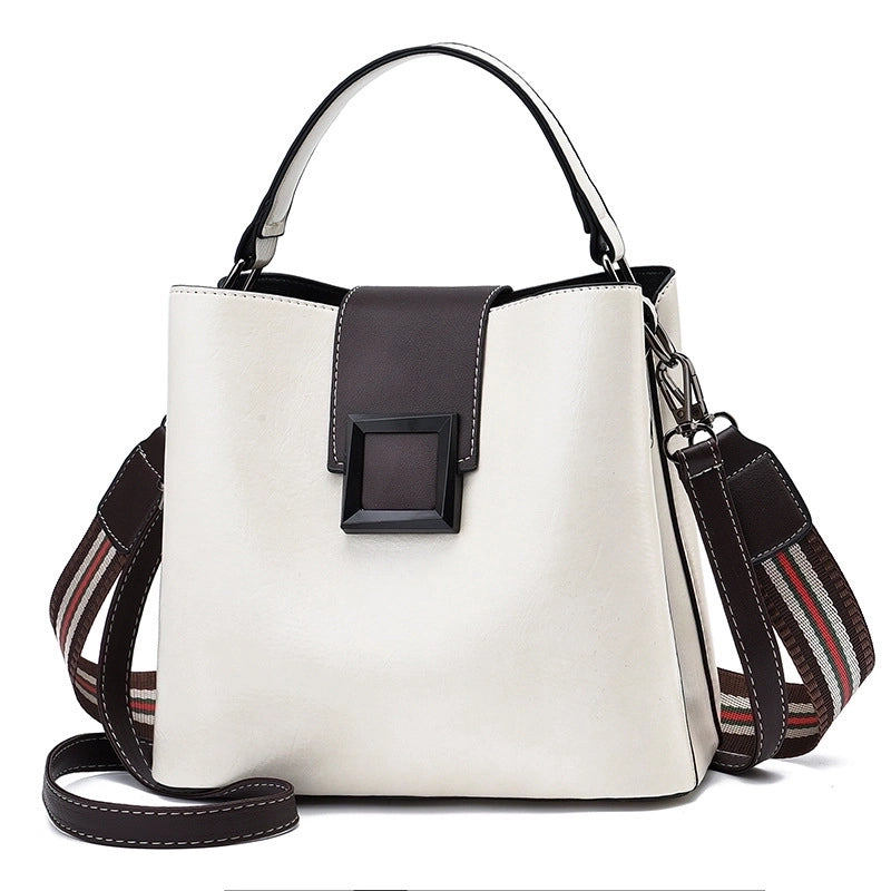 Women's Medium All Seasons Pu Leather Basic Bucket Bag