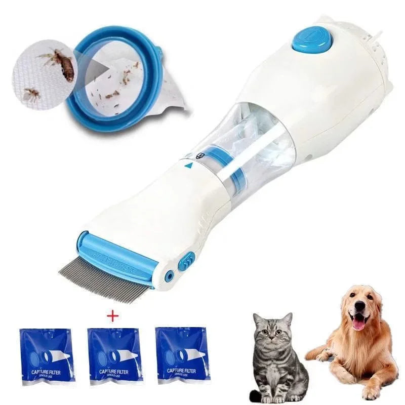 Electric Anti Lice Comb 3 in 1 Multifunctional Flea Removal Killer.
