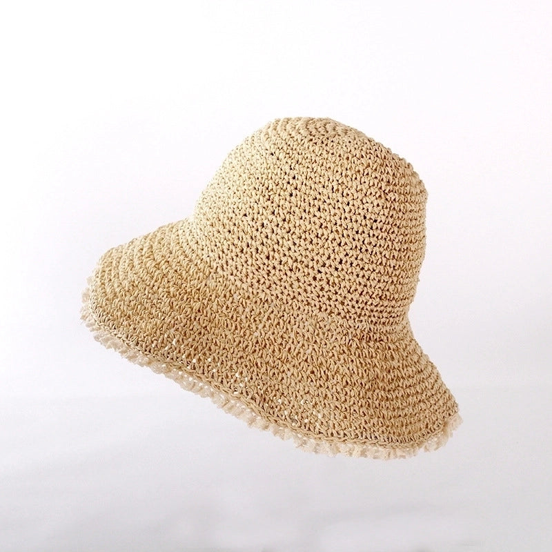 Women's Vacation Minimalist Bow Knot Big Eaves Sun Hat