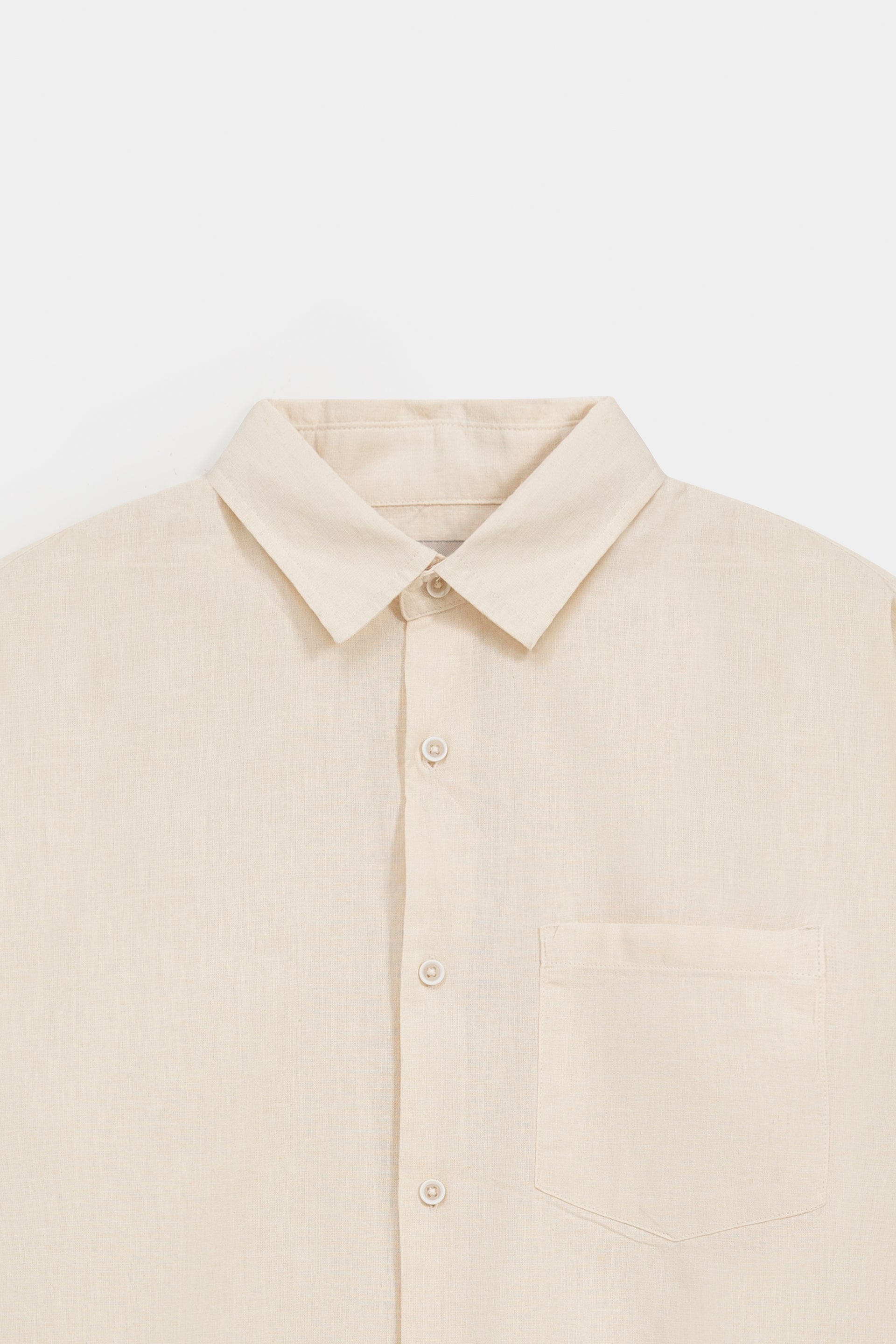 Basic Linen Blend Shirt