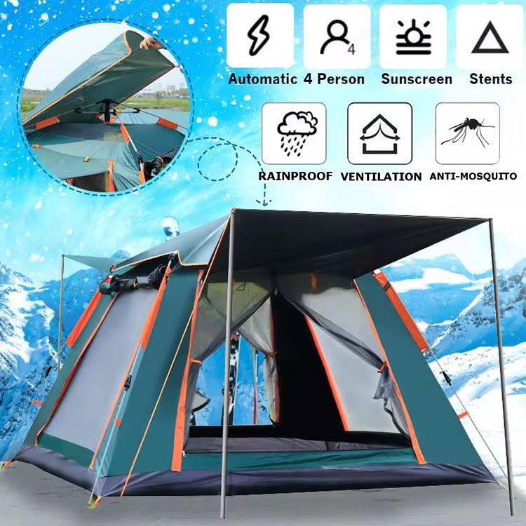Instant Automatic Camping Tent Sun Protection with Cabin Tent 6-10person