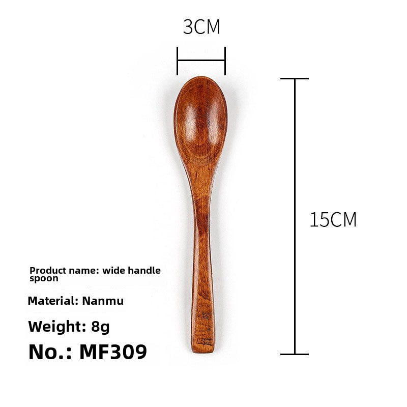 Phoebe Rice Spoon Long Pointed Handle Small Wooden Spoon Long Handle Salad Honey Spoon Wooden Spoon Small Spoon
