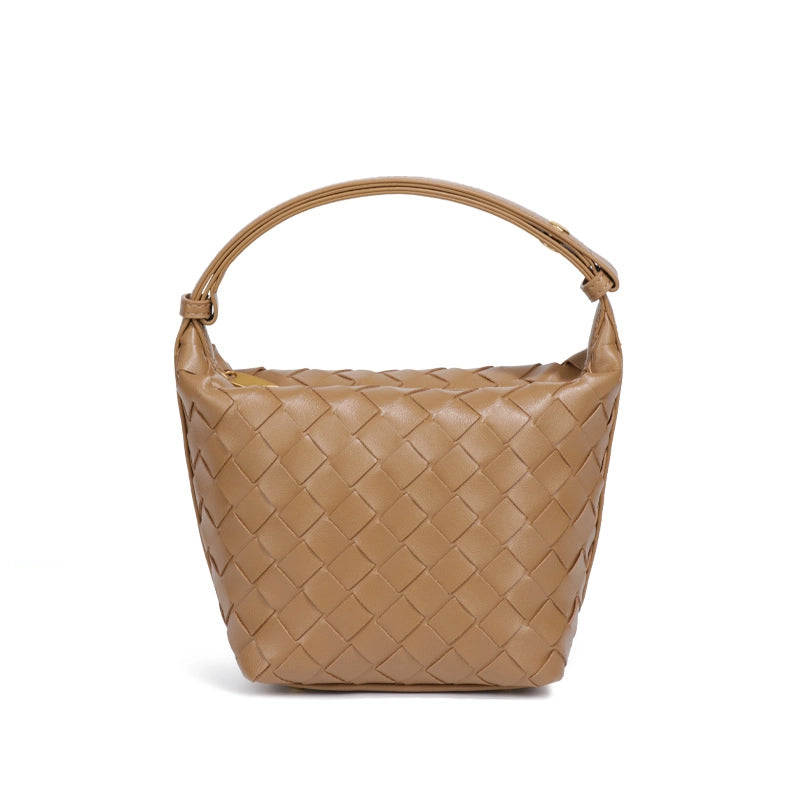 Women's Pu Leather Solid Color Streetwear Square Zipper Shoulder Bag Underarm Bag