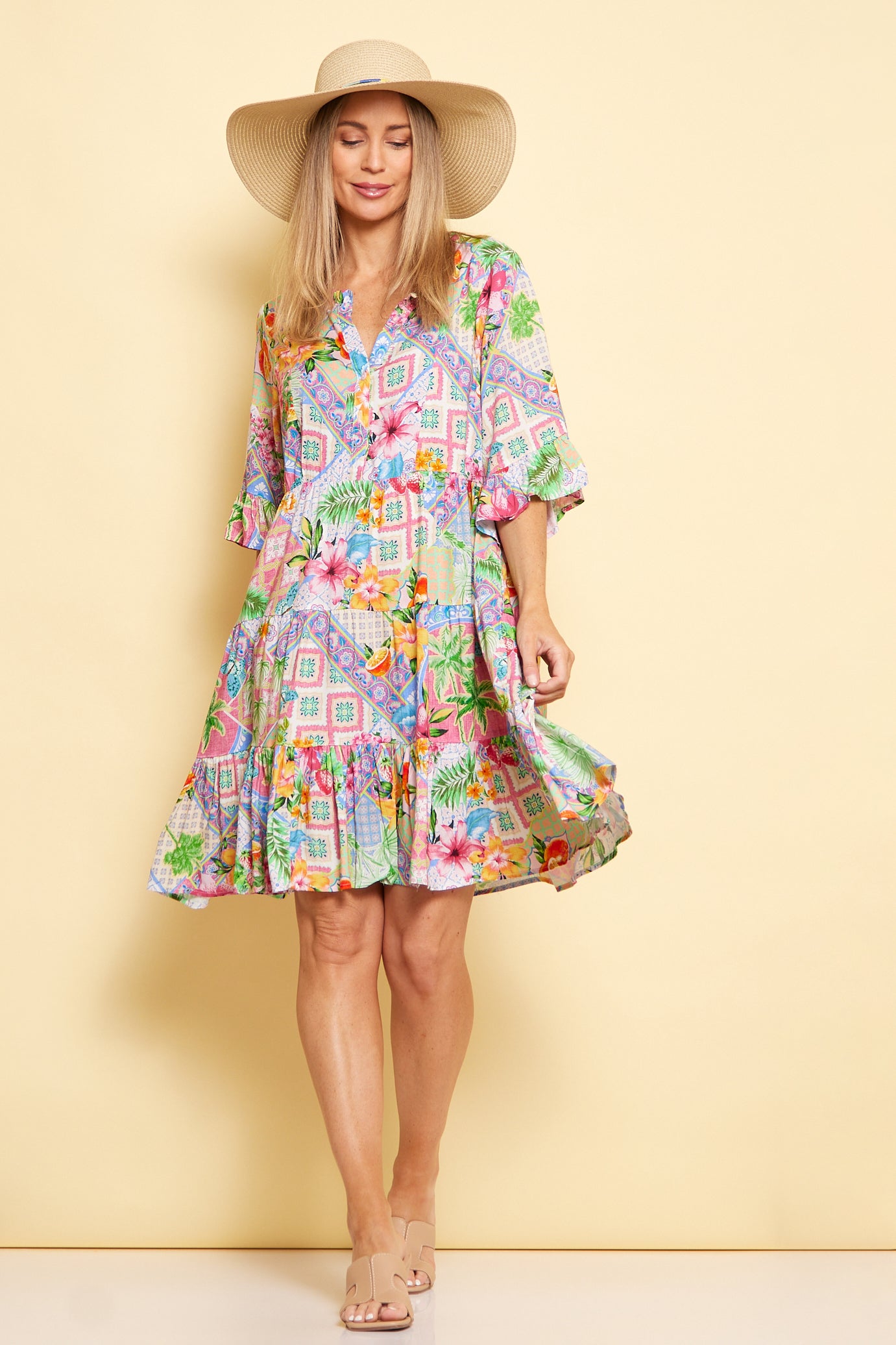 Dress - Tropical Multi
