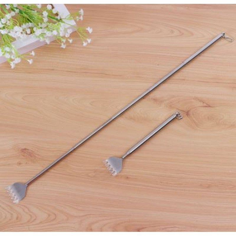 Extendable Back Scratcher Stainless Steel Telescopic Anti Itch Claw Massager Extender
