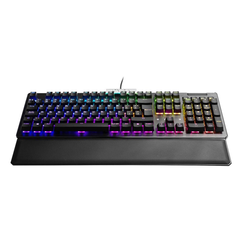 TECLADO MECANICO GAMER EVGA Z15 RGB LINEAL SWITCH PLATA ESP