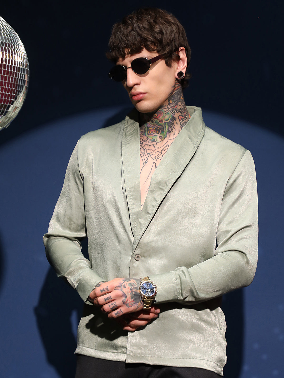 Shawl Collar Shirt